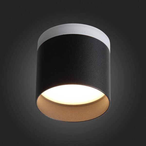 ST102.402.09 Светильник потолочный ST-Luce Черный/Белый LED 1*9W