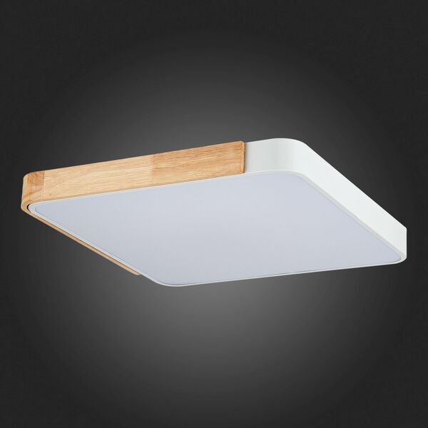 SLE201252-01 Светильник потолочный Белый, Светлое дерево/Белый LED 1*42W 3000K/4000K/6000K