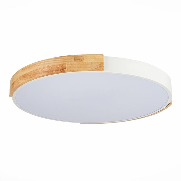 SLE201352-01 Светильник потолочный Белый, Светлое дерево/Белый LED 1*40W 3000K/4000K/6000K