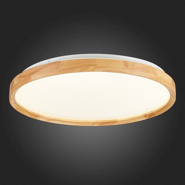 SLE201382-01 Светильник потолочный Светлое дерево/Белый LED 1*40W 3000K/4000K/6000K
