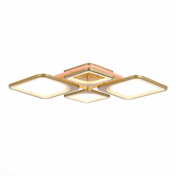 SLE500322-04RGB Светильник потолочный Золото/Белый LED 1*112W RGB 8W 3000-6000K