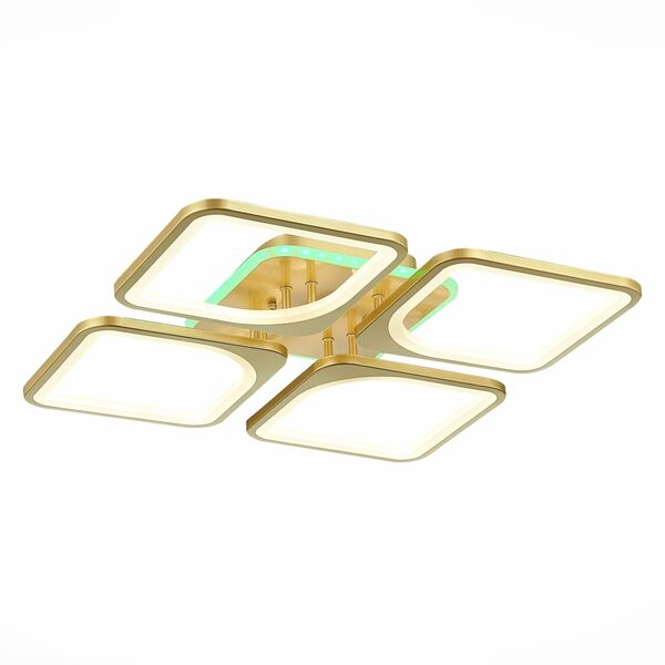 SLE500422-04RGB Светильник потолочный Золото/Белый LED 1*136W RGB 8W 3000-6000K