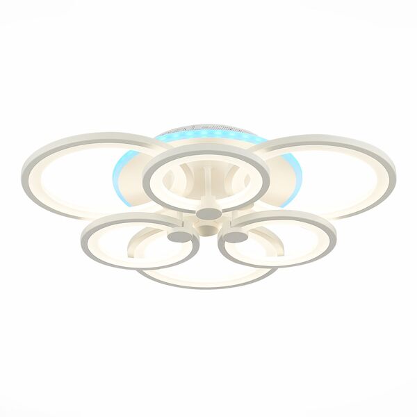 SLE500752-06RGB Светильник потолочный Белый/Белый LED 1*144W RGB 8W 3000-6000K