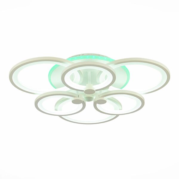 SLE500752-06RGB Светильник потолочный Белый/Белый LED 1*144W RGB 8W 3000-6000K
