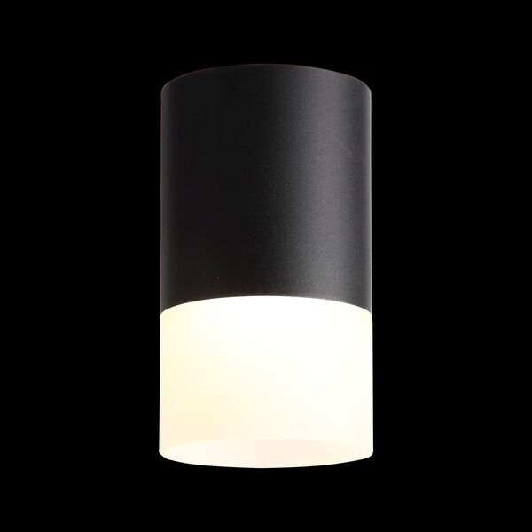 ST100.442.05 Светильник потолочный Черный LED 1*5W 4000K 390Lm Ra>80 120° D64xH110 170-240V