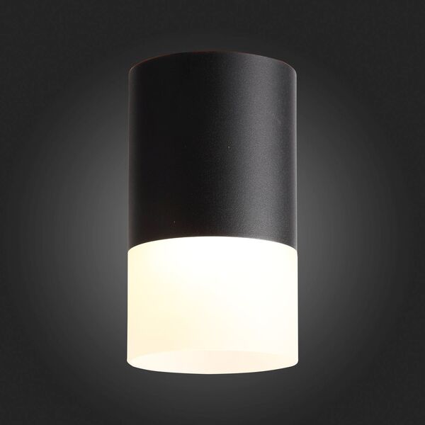 ST100.442.05 Светильник потолочный Черный LED 1*5W 4000K 390Lm Ra>80 120° D64xH110 170-240V