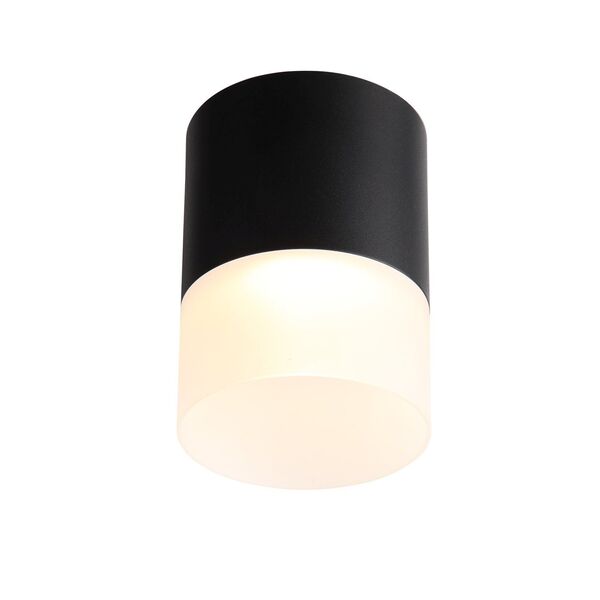 ST100.442.15 Светильник потолочный Черный LED 1*15W 4000K 1 170Lm Ra>80 120° D118xH150 170-240V