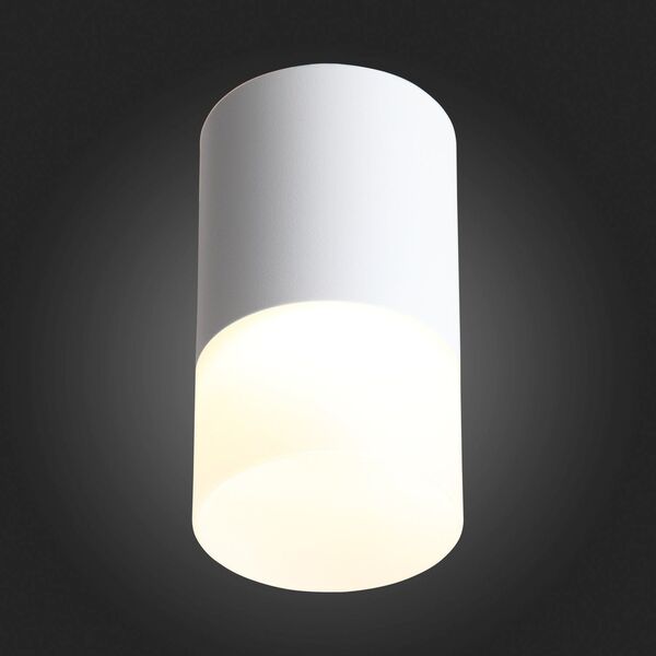 ST100.542.05 Светильник потолочный Белый LED 1*5W 4000K 390Lm Ra>80 120° D64xH110 170-240V