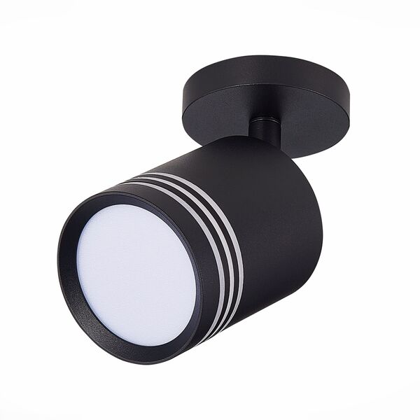 ST101.472.05 Светильник потолочный Черный LED 1*5W 4000K 390Lm Ra>80 120° D68xH140 170-240V