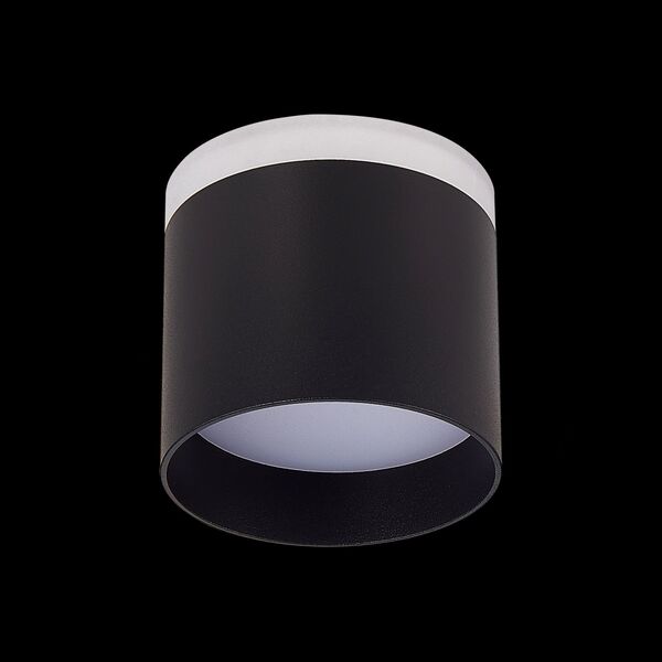 ST102.442.09 Светильник потолочный Черный LED 1*9W 4000K 702Lm Ra>80 120° IP20 D79xH75 170-240V