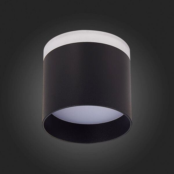 ST102.442.09 Светильник потолочный Черный LED 1*9W 4000K 702Lm Ra>80 120° IP20 D79xH75 170-240V