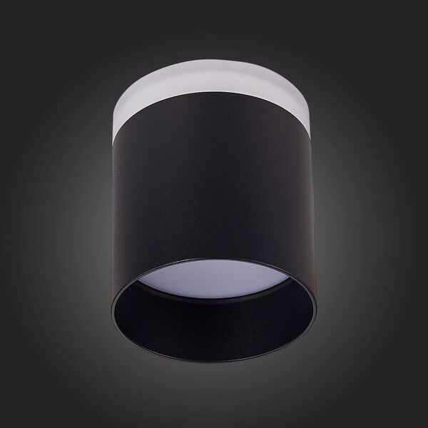 ST102.442.12 Светильник потолочный Черный LED 1*12W 4000K 936Lm Ra>80 120° IP20 D100xH90 170-240V