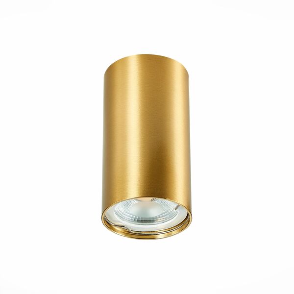 ST110.207.01 Светильник потолочный Золотистый GU10 1*50W  IP20 D54xH100 220V Без ламп