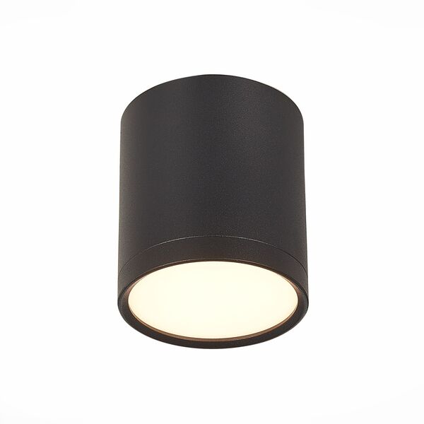 ST113.432.05 Светильник потолочный Черный LED 1*5W 3000K 390Lm Ra>80 120° IP20 D68xH75 170-240V