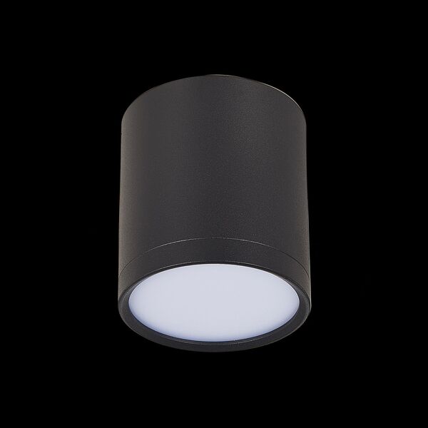 ST113.432.05 Светильник потолочный Черный LED 1*5W 3000K 390Lm Ra>80 120° IP20 D68xH75 170-240V