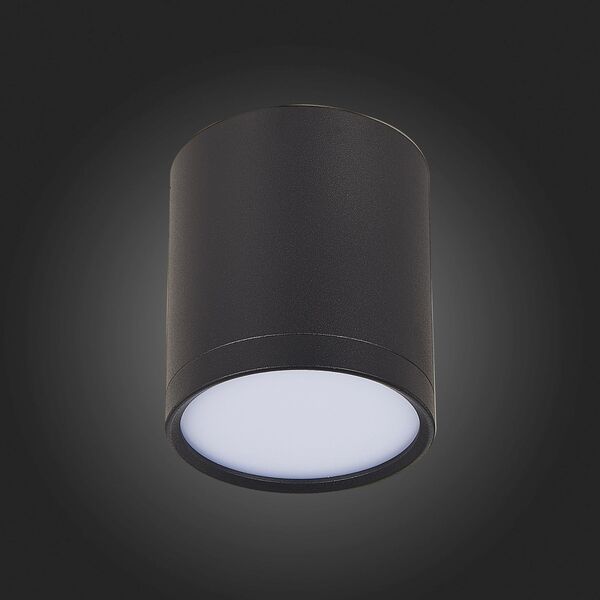 ST113.432.05 Светильник потолочный Черный LED 1*5W 3000K 390Lm Ra>80 120° IP20 D68xH75 170-240V