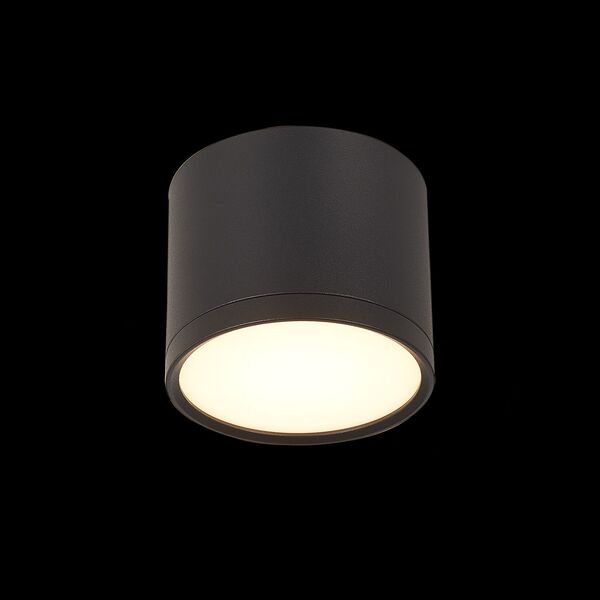 ST113.432.09 Светильник потолочный Черный LED 1*9W 3000K 702Lm Ra>80 120° IP20 D88xH75 170-240V