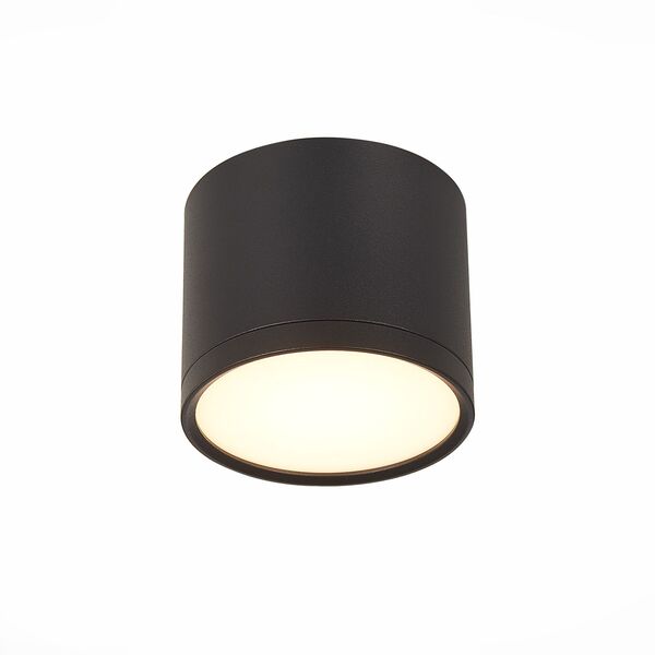 ST113.432.09 Светильник потолочный Черный LED 1*9W 3000K 702Lm Ra>80 120° IP20 D88xH75 170-240V