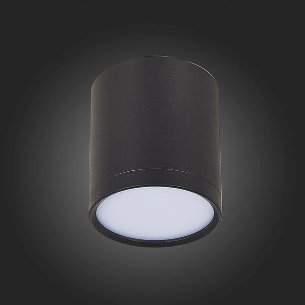 ST113.442.05 Светильник потолочный Черный LED 1*5W 4000K 390Lm Ra>80 120° IP20 D68xH75 170-240V