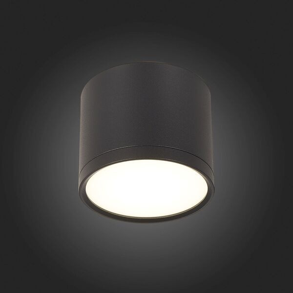 ST113.442.09 Светильник потолочный Черный LED 1*9W 4000K 702Lm Ra>80 120° IP20 D88xH75 170-240V