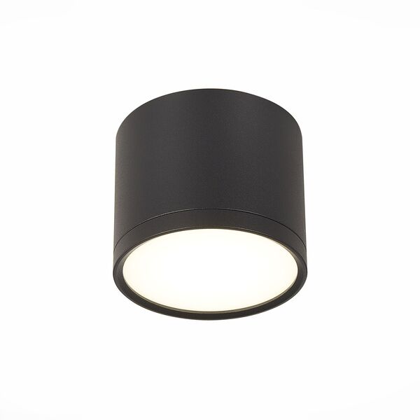 ST113.442.09 Светильник потолочный Черный LED 1*9W 4000K 702Lm Ra>80 120° IP20 D88xH75 170-240V