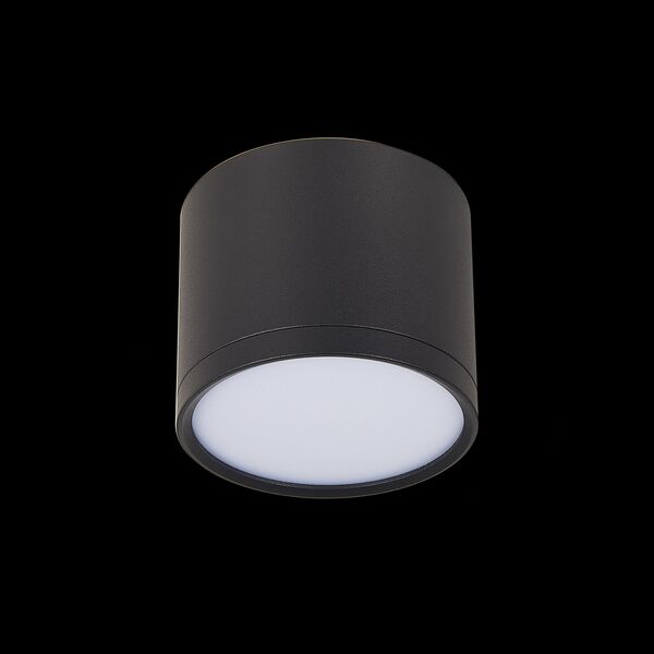 ST113.442.09 Светильник потолочный Черный LED 1*9W 4000K 702Lm Ra>80 120° IP20 D88xH75 170-240V