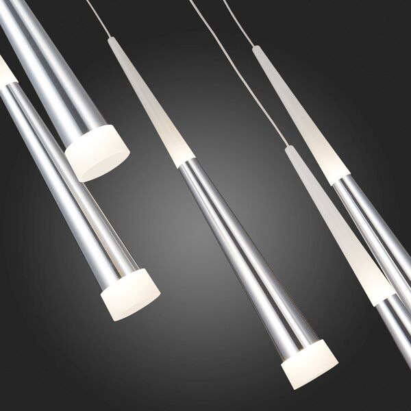 SLE200113-05 Светильник подвесной Хром/Хром, Белый LED 5*7W 3000K