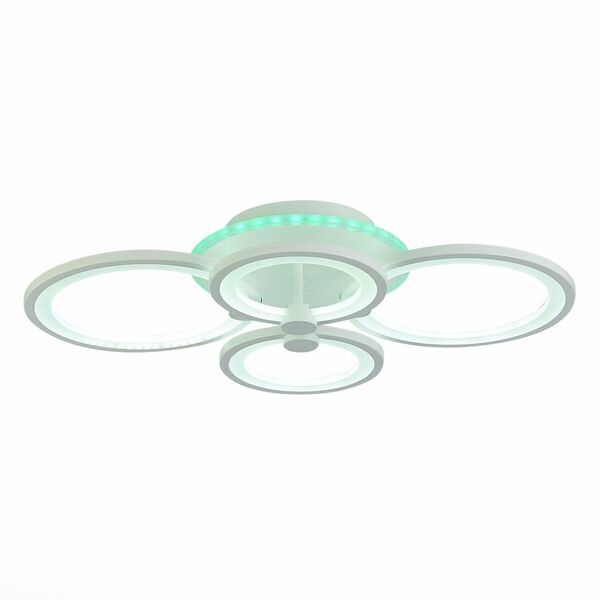 SLE200352-04RGB Светильник потолочный Белый/Белый LED 1*100W RGB 8W 3000-6000K