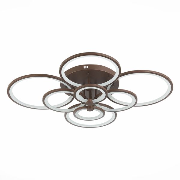 SLE200372-08 Светильник потолочный Кофейный/Белый LED 1*256W 3000-6000K