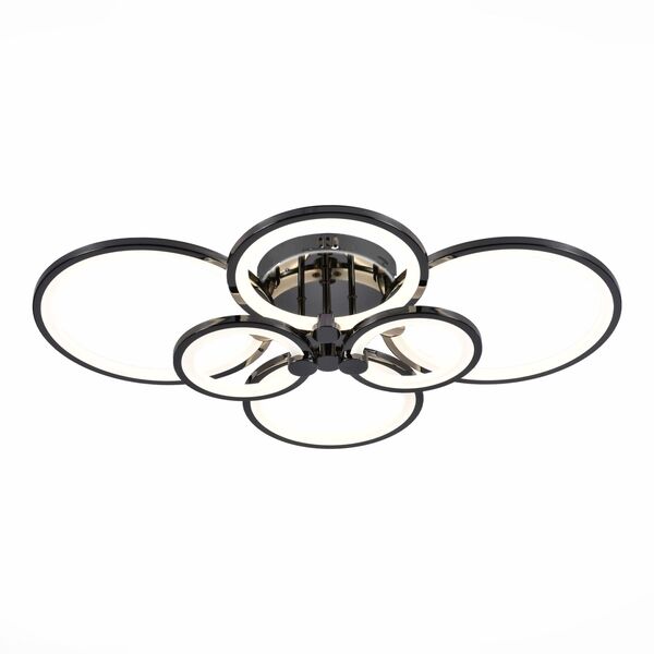 SLE200382-06 Светильник потолочный Темный хром/Белый LED 1*168W 3000-6000K