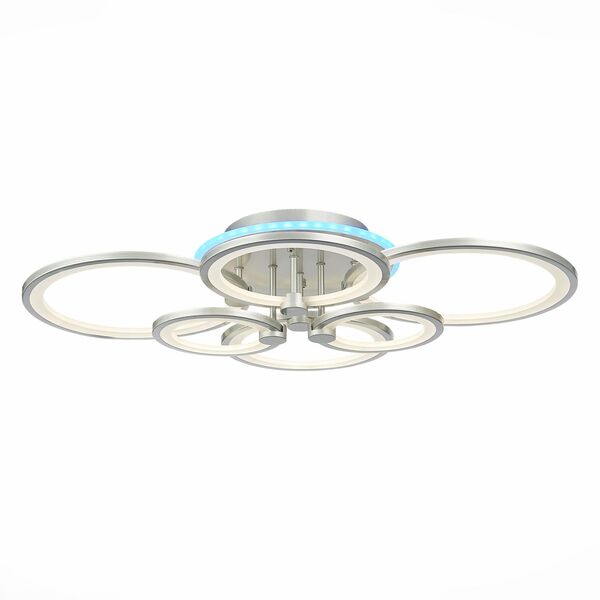 SLE200392-06RGB Светильник потолочный Серебристый/Белый LED 1*168W RGB 8W 3000-6000K