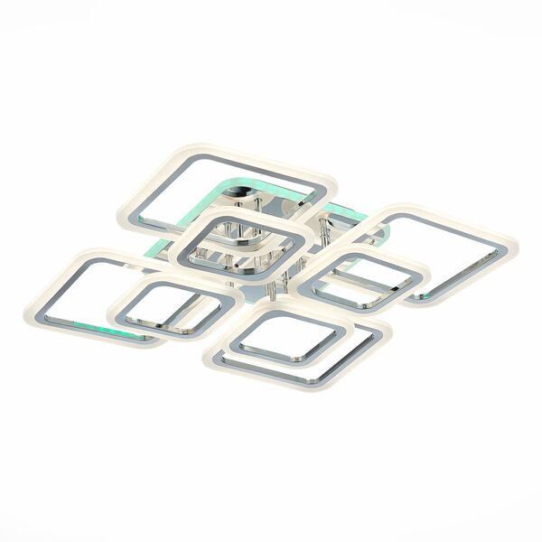 SLE200412-08RGB Светильник потолочный Хром/Белый LED 1*176W RGB 10W 3000-6000K