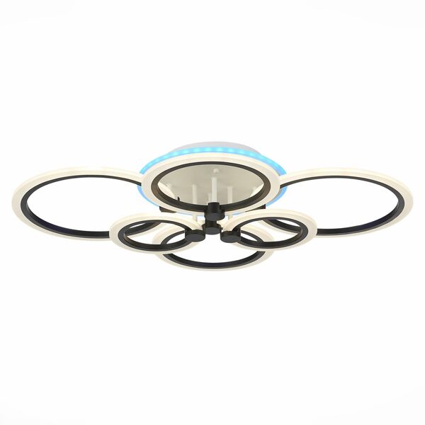 SLE500542-06RGB Светильник потолочный Белый, Черный/Белый LED 1*132W RGB 8W 3000-6000K