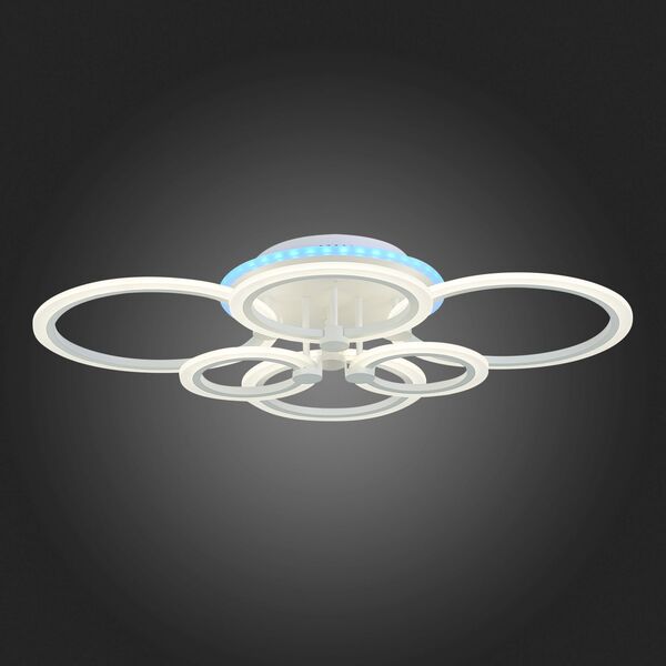 SLE500552-06RGB Светильник потолочный Белый/Белый LED 1*132W RGB 8W 3000-6000K