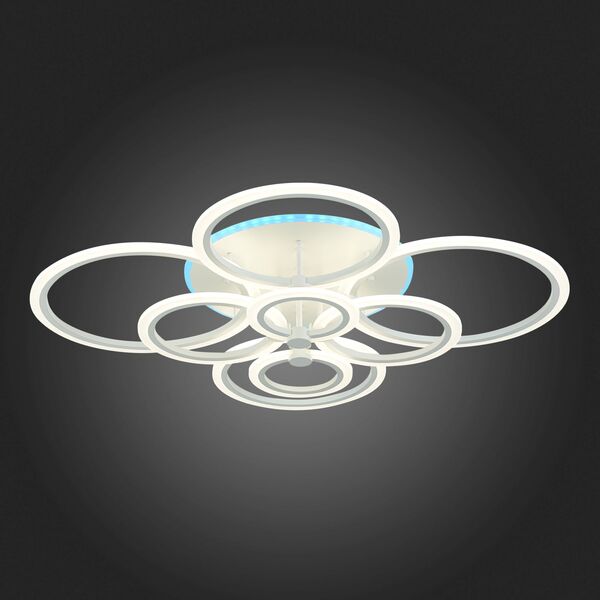 SLE500552-08RGB Светильник потолочный Белый/Белый LED 1*212W RGB 15W 3000-6000K