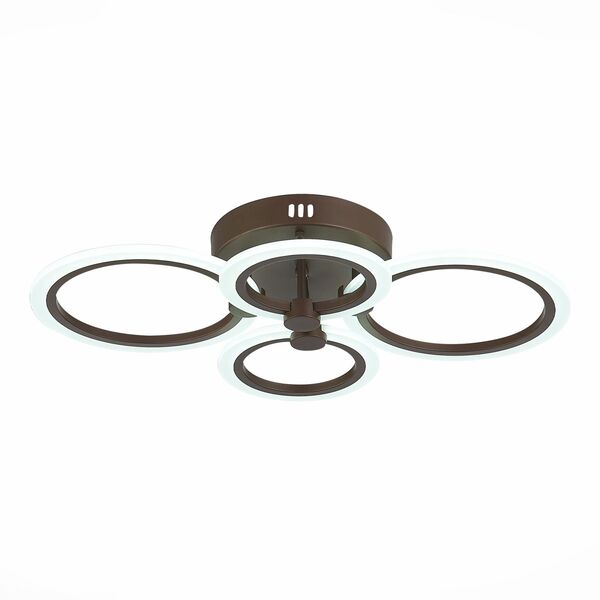 SLE500572-04 Светильник потолочный Кофейный/Белый LED 1*72W 3000-6000K
