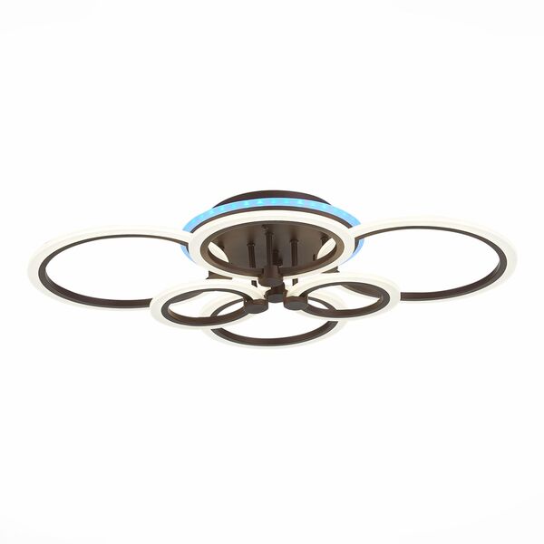 SLE500572-06RGB Светильник потолочный Кофейный/Белый LED 1*132W RGB 8W 3000-6000K