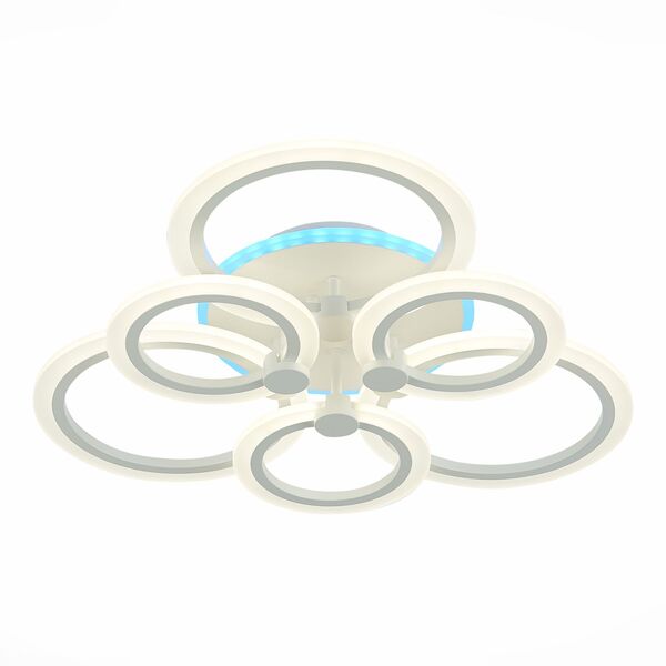 SLE500652-06RGB Светильник потолочный Белый/Белый LED 1*108W RGB 8W 3000-6000K
