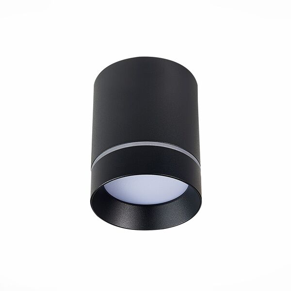 ST115.432.07 Светильник потолочный Черный LED 1*7W 3000K 490Lm Ra>90 120° IP20 D79xH100 170-240V