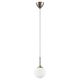 Подвес GLOBO [1х40W E14 champagne gold/white (в комплекте)]