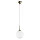 Подвес GLOBO [1х40W E14 electroplating bronze/white (в комплекте)]