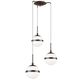 Люстра GLOBO [3х40W E14 black/white (в комплекте)]