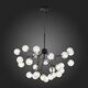 Светильник подвесной ST-Luce Demele [Черный/Прозрачный, Белый G4 LED 27*2W]