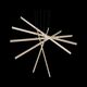 Светильник подвесной ST-Luce Basoni  [Матовое золото/Белый LED 6*16,6W]
