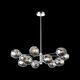 Светильник подвесной ST-Luce Fovia [Хром/Дымчатый E14 12*40W]
