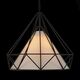Светильник подвесной ST-Luce PALIEDRO [Черный/Черный, Белый E27 1*60W]