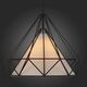 Светильник подвесной ST-Luce PALIEDRO [Черный/Черный, Белый E27 1*60W]