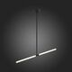 Подвесной светодиодный светильник ST Luce Bisaria [Черный/Белый LED 2*10W]