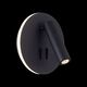 SL1586.413.01 Светильник настенный Черный LED 1*8W 3000K 624Lm Ra>80 24° IP20 L-xW155xH155 170-240V