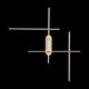 Бра ST-Luce Basoni [Матовое золото/Белый LED 4*9W]